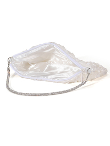 Sac fourre-tout de soirée de luxe inspiré des créateurs, grand sac à main carré pour femme, grande capacité, pour mariage et mariée, sac messager - Product Image 6