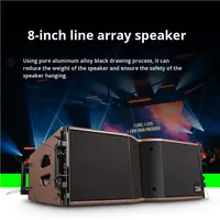 Ensemble de sonorisation TRA208 avec deux enceintes Line Array de 8/10 pouces, 800W, pour performances moyennes et grandes, mariages, extérieur, télécommande, étanche, scène