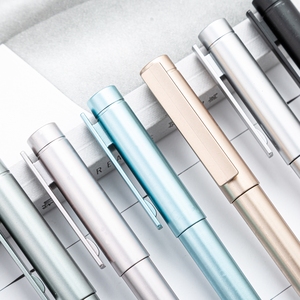 New Design Fashionable Simple Plastic Gel <b>Pen</b> Glitter Ink Blue Promotion <b>Pen</b> 0.7mm Environment-protective Custom Logo CE - Product Image 2