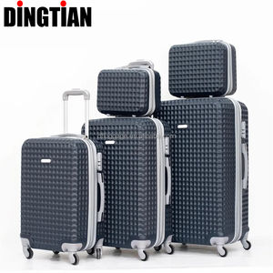 5 पीसी नए आगमन महिलाओं की यात्रा सूटकेस मजबूत टिकाऊ एब्स मूक सार्वभौमिक स्पिनर व्हील जिपर खोलने वाली मिश्र धातु ट्रोली टीसा - Product Image 6