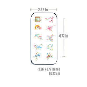 สติกเกอร์สัก<span class=keywords><strong>ลาย</strong></span>ชั่วคราวสีสันสดใสแบบกำหนดเอง ขายดี เป็นมิตรกับสิ่งแวดล้อม ติดทนนาน <span class=keywords><strong>ลาย</strong></span>สีขาวสำหรับผู้หญิง ให้เอฟเฟกต์สมจริง - Product Image 3