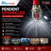 Arroseur automatique d'incendie DN15 DN20, arroseur de plafond NPT 1/2 pouce 3/4 pouce, arroseur mural, arroseur d'incendie encastré