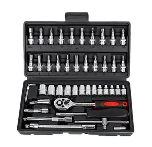 Repair Combination Tool sets Hand Impact Spanner 1/4" Small Socket Wrench tool sets