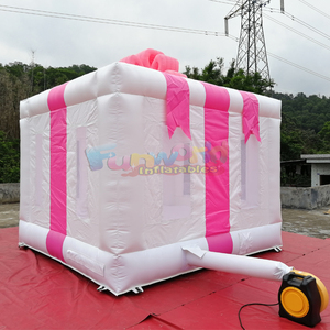 Castillo Inflable Comercial con Temática de Caja de Regalo, Brincolín para Niños, Equipo de Juego Inflable - Product Image 2