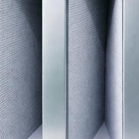 Nouveau filtre à air de type boîte V-Bank à charbon actif pour équipement de filtration d'air central HVAC, sous-haute efficacité, 4 sections