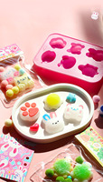 Kit de Gel Créatif DIY Mochi Squishy Animaux de Dessin Animé, Kit de Fabrication Artisanale en Silicone, Jouets à Presser pour Enfants et Animaux de Compagnie, Jouets Sensoriels STEM
