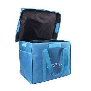 Bolsa Térmica Acoolda <span class=keywords><strong>Extra</strong></span> Grande, Resistente, con Logotipo Personalizado, Reutilizable, Impermeable, para Entrega de Alimentos, Compras, Aislada - Product Image 6