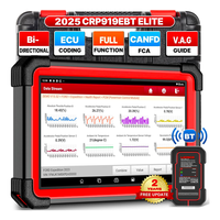 Herramienta de Diagnóstico Automotriz X431 CRP919E BT con Prueba Activa, Codificación de ECU, CANFD, DOIP, 31+ Funciones de Reinicio, Limpiador de Inyectores de Combustible y Escáner OBD2