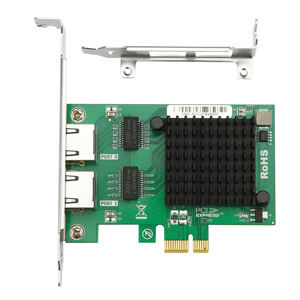 อะแดปเตอร์เซิร์ฟเวอร์อีเทอร์เน็ตกิกะบิต PCIe X1พอร์ตคู่ภายในประสิทธิภาพสูงพร้อมชิปเซ็ต I350สำหรับศูนย์ข้อมูลคอมพิวเตอร์ I3 - Product Image 3