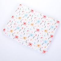 Kain Rajut Katun Organik 95% Katun Modal Spandex 5% Cetak Khusus Natal per Yard
