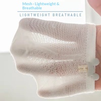 Chaussettes d'été fines en maille respirante à motif de dessin animé pour bébés, ouverture ample, pour nouveau-nés de 0 à 3 ans, vente en gros