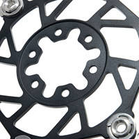 Disque de frein avant et arrière surdimensionné CNC de 240 mm pour Surron Light Bee X LBX Segway X260 avec adaptateur, accessoires de performance pour vélo électrique