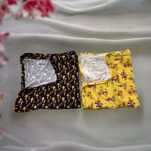 Couverture d'emmaillotage pour bébé en bambou multifonctionnelle, écologique, toute saison, à double couche, avec motifs de personnages et de style western, en stock en usine - Product Image 3