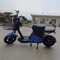 Scooter électrique, moto électrique, fabriqué en Chine en 2024, moteur sans balais 500W, batterie 60V/72V, vitesse maximale de 50 km/h