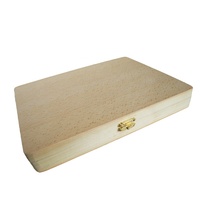 Vic Science Sample Storage Wooden Box Holds 30 Biological Microscope Slides (15x10.7x3.7cm)