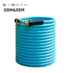 Enrouleur de tuyau d'arrosage en PVC caoutchouc durable et antirouille haute pression 8 bars personnalisable pour lavage de voiture et arrosage CNS - Product Image 1