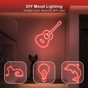 ไฟนีออน RGB แบบกำหนดเอง แถบไฟ LED นีออนทันสมัย ไฟตู้สำหรับงานวันเกิดและงานแต่งงาน - Product Image 3