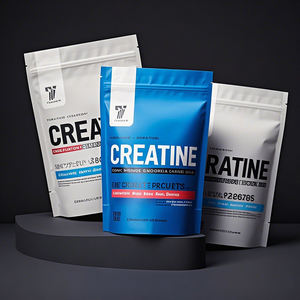 Sac en MylarPlastic personnalisé pour poudre de protéines de lactosérum, supplément, fermeture éclair, debout, emballage de 1 kg, sachet de créatine - Product Image 5