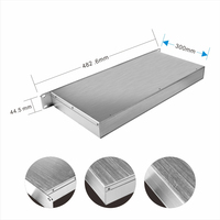 Fabrication en usine Boîtier de profilé en aluminium extrudé brossé personnalisé 1U 19 pouces Boîtier de châssis de serveur à montage en rack