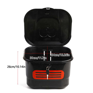<span class=keywords><strong>Cestino</strong></span> per Bicicletta in Plastica con Serratura, Impermeabile e Antifurto, per Mountain Bike - Product Image 6
