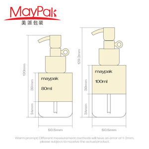 Bouteille de luxe écologique vide en plastique PET 80ml 100ml shampooing revitalisant désinfectant pour les mains bouteille de lotion pour le corps - Product Image 6