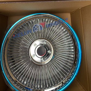 <b>5x120</b>/5x114.3/6x139.10 26 Inch Gold Colored Car Forged Rim Chrome Wire Alloy <b>Wheels</b> - Product Image 5