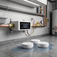 Bluetooth-Wasserleckdetektor, Automatisches Absperrventil für den Hausgebrauch mit Wasserleckschutz