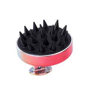 Playboy <b>Head</b> Scalp <b>Massager</b> Electroplated Silicone Brush For Bath Beauty Care - Product Image 2