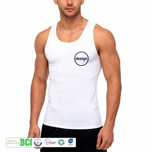 Débardeur de sport pour homme, coupe ajustée, élastique, séchage rapide, absorbant, avec logo personnalisé OME, vêtements de gym, gilet de compression pour le basketball - Product Image 3