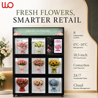 Distributeur automatique de fleurs intelligent à 8 compartiments avec contrôle cloud et gestion des stocks