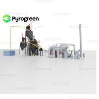 Système de production de biochar à lit fixe à courant descendant haute capacité Carbonisateur de biomasse Système industriel biomasse-énergie