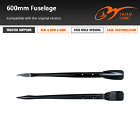 Dernier modèle 600mm Fuselage d'hydroptère Ultrashort Crazyshort Accessoires de surf Feuille de sport aquatique Feuille d'aile Fuselage Planche de surf