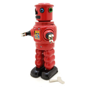 <span class=keywords><strong>Robbie</strong></span>-<span class=keywords><strong>Robot</strong></span> Mécanique de Décoration Créative pour la Maison, Jouet en Fer-Blanc à Collectionner, Cadeau pour Enfants - Product Image 5