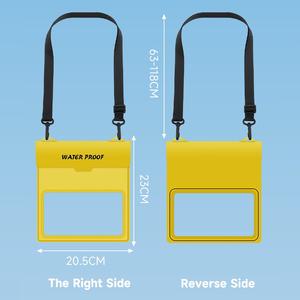 Sac de téléphone étanche personnalisable Jerlon en PVC/silicone <span class=keywords><strong>pour</strong></span> extérieur, <span class=keywords><strong>sacoche</strong></span> bandoulière avec séparation humide/sec et accès tactile <span class=keywords><strong>pour</strong></span> la plongée - Product Image 6