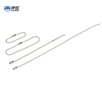 Chaîne à billes en métal EWANG de longueur 100mm avec connecteurs