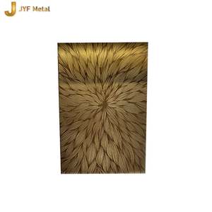 LL235 201/304 Stainless Steel Antique <b>Sheet</b> Etching Cladding Elevator Decorative Plate Etched Panel Bending Cutting - Product Image 4