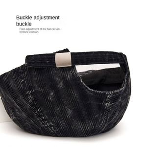 Gorra de Béisbol de Estilo Japonés Vintage con Visera Suave, de Pana Lavada, para Hombre y Mujer, a la Moda, para Exteriores, para Otoño - Product Image 4