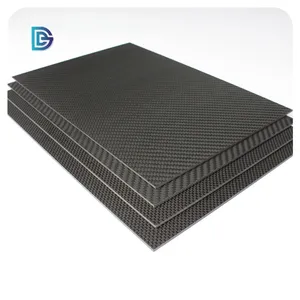 0.5mm 1mm 1.5mm 2mm 2.5mm 3mm 3.5mm 4mm 5mm 6mm CNC 3K 100% 짠 순수 탄소 섬유 시트