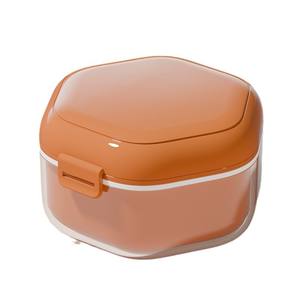 กล่องเก็บอุปกรณ์จัดฟันแบบพกพา ขนาด 1 ลิตร ฝาปิดสนิท สำหรับรีเทนเนอร์และฟันปลอม - Product Image 5