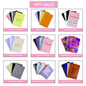 Sổ tay bìa cứng vải lanh cao cấp khổ A5/A4, viền vàng, chất liệu giả da, khâu chỉ, dành cho sức khỏe tâm thần, thiền định và chăm sóc bản thân - Product Image 6