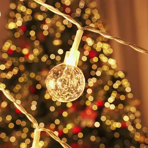 3M Wholesale Christmas LED String Light With Bubble Ball For Home Balcony Party Decorations Xmas LED Light