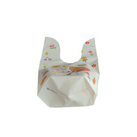 Sacs en plastique pe personnalisés Lapin mignon Fournitures d'emballage longues oreilles pour collation Sacs de Pâques