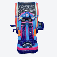Combo de Juegos Inflables FUN BOUNCE JukeBox - Comercial, para Exteriores, de PVC