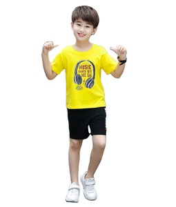 Vente en gros de vêtements pour enfants, nouveaux modèles, ensembles de vêtements pour enfants, t-shirts en coton et pantalons harem - Product Image 5