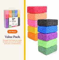 Kit de Pâte à Modeler Colorée DIY pour l'Éducation Artistique et Artisanale, 10 Couleurs, pour Enfants de 5 à 14 Ans et Plus, Amusant et Stimulant la Créativité
