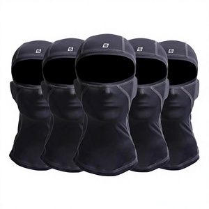 Balaclava unisexe noire, couvre-visage intégral, respirante, imperméable, en polyester, pour adulte, 56-58 cm, CONTINENTAL SPORTS, entièrement ornée de strass - Product Image 3