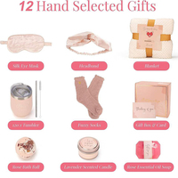 12 paniers-cadeaux créatifs en métal pour la Saint-Valentin, la fête des mères, les anniversaires, coffret de soins personnels, boîte de récupération post-chirurgie, cadeau personnalisé