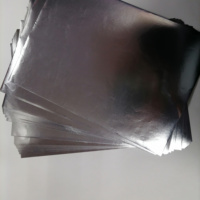 Papier métallique argenté du papier d'aluminium 69gsm pour la bière et les labels de vin enduits pour l'industrie des boissons