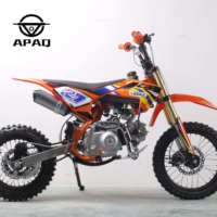 Barato Pit Dirt Bike aire refrigerado eléctrico Kick disponible 50cc 70cc 90cc 110cc 125cc modelos todoterreno