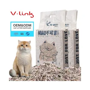 New Model Degradable Degradable Flushable Bentonite Cat Litter